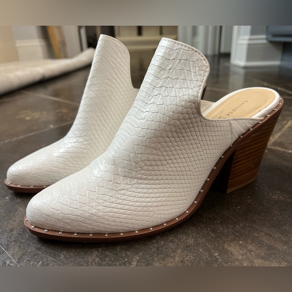 Chinese laundry mules. Size 10